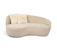 Nordic Sheep Sheepskin Cushion Covers 50x50 cm | Durable New Zealand Long-Hair for a Nordic Style | Perfect Fluffy Pillows for Sofa, Chair & Bed | Color: cm Beige