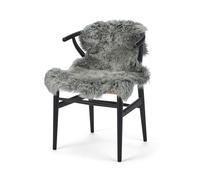 Nordic Sheep Sheepskin Long Hair 90x60 cm | Bedside rugs for bedrooms, sofa, chair or the dining table | Each Sheepskin rug is unique and created by nature | Small Fluffy Rug in color Light Grey