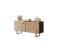 Nordic Sideboard Storage Cabinet4Door Drawer Kitchen Buffet Wine Display Rack Modern Home Furniture for Dining Room & Kitchen Organization