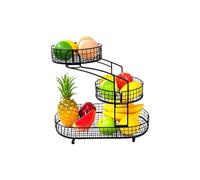 Nordic Simple 3 Tiers Iron Fruit Basket with Detachable Design for Space Saving Kitchens Counter Organization Iron Fruit and Snacks Basket