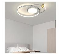 Nordic Simple Ceiling Chandelier Led Silver Projector Lamp Decor For Living Room Bedroom Dining Table Lights Indoor Lighting(3 colors)