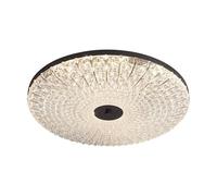 Nordic Simple Led Ceiling Lamps Bedroom All Copper round Ceiling Lights Acrylic Lampshad Hallway Close to Ceiling Light Fixtures Three-Color Dimming Ceiling for Living Room Study/