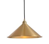 Nordic Simple Small Chandelier Modern Restaurant Pendant Light Creative Personality Hanging Lamp Brass Lid Fixtures Single Head E27 Light Golden Vintage Lampshade for Bars, Cafes