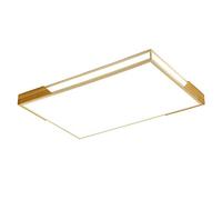 Nordic Simple Solid Wood Material Square Ceiling Light One Light And Three Colors Can Be Adjusted Ceiling Lamp Ultra-thin 2.36 Inches Slim Lighting Fixture Suitable For Study, Bedroom, Offic