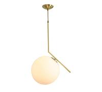 Nordic Single-Head Pendant Light for Bedroom Restaurant Bar and Corridor - 30cm Stylish Ceiling Lamp for Home Decor and Boutique Ambiance