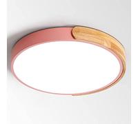 Nordic Slim Wood Acrylic Ceiling Light - Energy Efficient Modern Lighting for Home Décor Stylish Flush Mount Fixture for Living Room Bedroom and Kitchen