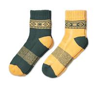 NORDIC Socks 2 Pairs, Low Cut Merino Wool Walking Socks, Outdoor Socks, Anti-Blister Performance Socks (10-12, Traveler)