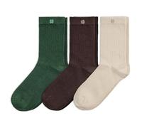 NORDIC Socks Merino Wool Everyday Dress Socks for Men & Women, 3-Pack Crew, Unisex, Classic Black Socks with Stay-Put Fit, Anti-Blister (UK, Alpha, L, 3XL, Regular, Regular, Earth)