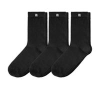 NORDIC Socks Merino Wool Everyday Dress Socks for Men & Women, 3-Pack Crew, Unisex, Classic Black Socks with Stay-Put Fit, Anti-Blister (UK, Alpha, XXL, 3XL, Regular, Regular, Black)