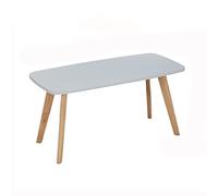 Nordic Solid Wood Rectangular Coffee Table - Simple Design for Living Room, Dining, re, and Computer Use