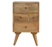 Nordic Style 4 Drawer Multi Bedside