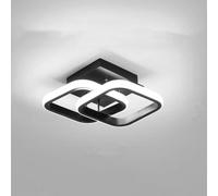 Nordic Style Acrylic Chandelier Modern Led Ceiling Light Black Creative Ceiling Lamp for Bedroom, Kitchen, Corridor, Restaurant, Balcony, Cold White