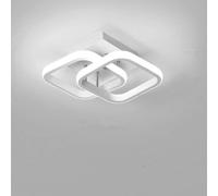 Nordic Style Acrylic Chandelier Modern Led Ceiling Light White Creative Ceiling Lamp for Bedroom, Kitchen, Corridor, Restaurant, Balcony, Cold White