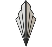 Nordic Style Bedroom Wall Lighting Fixtures,Creative Fan-Shaped Wall Light,Modern Art Deco Bedside Wall Sconces for Bedroom Bedside Living Room Aisle Porch Hallway Stair 1 Pack E14 Base