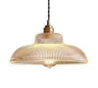 Nordic -Style Chandeliers, Creative Hat -Shaped Glass Handing Light Lampshades, E27 Snail Mouth Single Pendant Light, Flush Mountain Ceiling Lamps, Restaurant Aisle Decorative Pendant Lamp