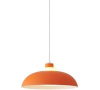 Nordic Style Colorful Light Fixture Modern Kitchen Light Simple Bar Counter Lamp Modern E27 Ceiling Chandelier for Restaurant Dining Room Table Entrance Laundry Room/Orange/13.7"/35Cm