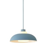 Nordic Style Colorful Light Fixture Modern Kitchen Light Simple Bar Counter Lamp Modern E27 Ceiling Chandelier for Restaurant Dining Room Table Entrance Laundry Room/Blue/13.7"/35Cm