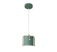 Nordic Style Iron Single Head Small Hanging Lamp, Ceiling Light, Metal Lamp Shade, Restaurant Cafe Decoration Pendant Light, Adjustable Height