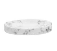 Nordic Style Marble Resin Soap Dish with Drainage for Bathroom