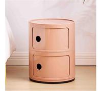 Nordic Style Nightstand with Drawers - Modern Bedside Table for Bedroom Minimalist Design Wooden Side Table Sleek Fur for Home Decor