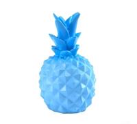 Nordic Style Pineapple Resin Ornament For Home Desktop Decor Light Luxury Tropical For Sculpture Modern Minimalist For Accent Piece Birthday Blue Green Orange White Pink Yellow 8x8x13cm(Blue)