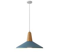 Nordic Style Simple Hanging Lamp Personality Macaron Aluminium Metal Dome E26 Screw Pendant Light wood Art Single Head Lighting Fixture for Kitchen Island, Restaurant,hallway, Por