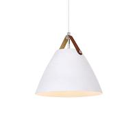 Nordic Style Single Head Ceiling Pendant Lamp, Creative Iron Hanging Light, Metal Lamp Shade, Lighting Fixture for Restaurant Cafe Decoration