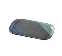 Nordic style square glazed color simple and exquisite square imitation porcelain plate-12 inch rectangular flat plate