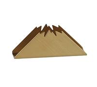 Nordic Style Stainless Steel Tower Tissue Holder Metal Gold Storage Stand