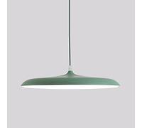 Nordic Style Three-Color Dimming Simple Classic Iron Pendant Light High Translucent Acrylic Lampshade Dining Room Living Room Bar Decoration Hanging Lamp (Green 15.8in)