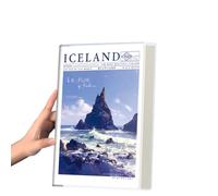 Nordic Style Ultra-Thick Notebook Rubber Sleeve Simple Notebook-the Most Beautiful Iceland (B5/96)