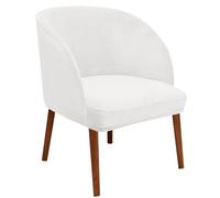 Nordic Style Velvet Chair Covers for Dining Room Kitchen Round Armrest Elastic Modern Office Furniture Washable Seat Slipcovers Ideal for Home Decor
