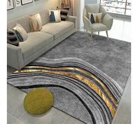 Nordic Style Velvet Crystal Area Rug Modern Living Room & Bedroom Carpet Simple Center Table Mat 140 x 200 cm Office Floor Mat