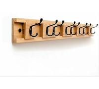 Nordic Style Wall-Mounted Wooden Shelf with Hooks Minimalist Decor for Hallway nization Maximize Space and Style Ideal for Home Storage Solutions.