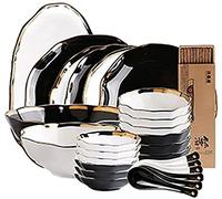 Nordic Tableware Set, Ceramic Tableware For 4 People, Stain-resistant And Durable Stoneware Tableware, High-temperature Glaze-fired Tableware, Housewarming Wedding Gift Tableware (26pieces)