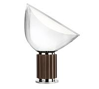 Nordic Taccia Lamp Modern Glass Table Lamp Radar Night Light Desk Lamp Living Room Bedroom Lighting Fixture Art Deco Light (Body Color : D37xH50cm Coffee) (D50xH60cm Coffee)