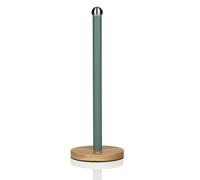 Nordic Towel Pole with Bamboo Base Blue