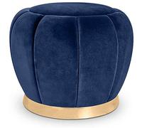 Nordic Upholstered Footstool - Modern Minimalist 15.7" Round Fabric Stool for Home, Fitting Room, Makeup & Shoe Changing - Stylish Low Storage Foot Stool