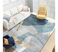 Nordic Velvet Crystal Area Rug 120x160cm Modern Living Room & Bedroom Carpet Simple Center Table Mat Stylish Office Floor Mat