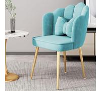Nordic Velvet Dining Chairs - Modern High Backrest Lounge Chairs for Dining Room - Stylish Upholstered Furniture - Comfortable Seating for Home Decor