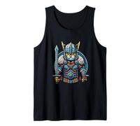 Nordic Viking Cat Warrior Norse for Women, Men, Kids Tank Top