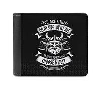 Nordic Viking Hammer of Thor Wallet Full Grain Leather Wallet with Finish | Multi Card Capacity Holiday Gifts for Friends,Style 3