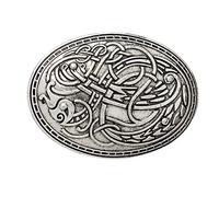 Nordic Viking Pattern Brooches Pins Christmas Birthdays Gift Silver Practical design
