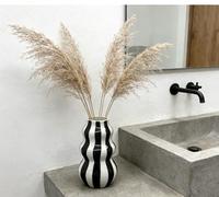 Nordic Vintage Pot-Shaped Ceramic Vase, Elegant Home Art Decor, Dual-Use for Dried & Fresh Flowers, Perfect for Living Room Entryway