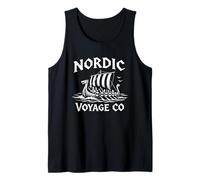 Nordic Voyage Co Viking Funny Norway Cruise History Lover Tank Top