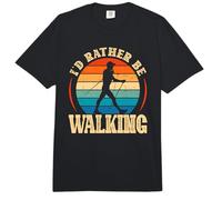 Nordic Walking I'd Rather Be Walking Comfort Colors Adult Heavyweight T-Shirt