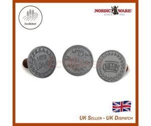 Nordic Ware 01280 - Greetings Heirloom Cookie Stamps - UK Dispatch