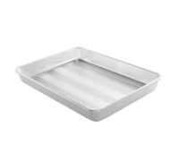 Nordic Ware 44770 Prism 13" X 18" High-Sided Sheet Cake Pan, Aluminium, Metallic, Silver