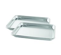 Nordic Ware 45306AMZM Quarter Sheet, 2-Pack Bakers, Aluminium, Silver