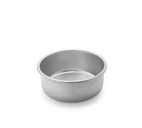 Nordic Ware 45406 Aluminum Bakeware Naturals 6" Round Layer Cake Pan, Aluminium, 6 inches, Silver